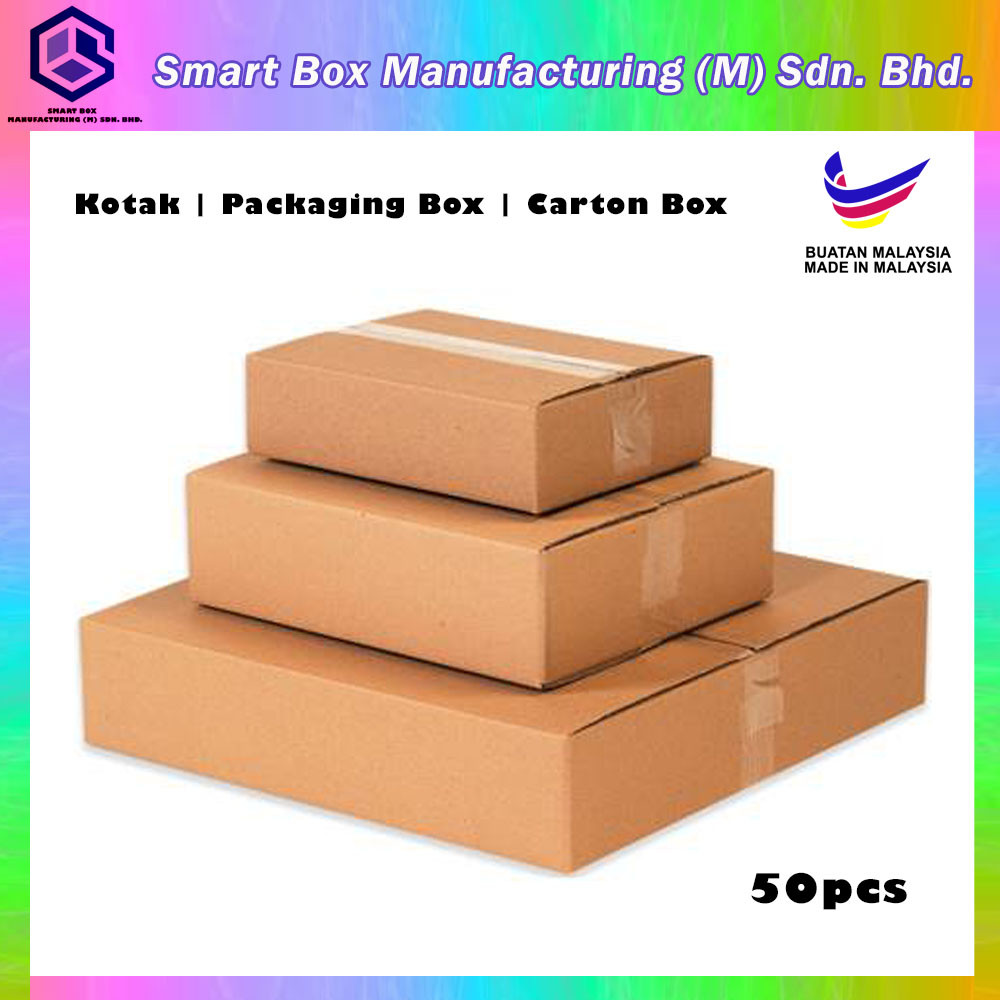 (50pcs) Smart Box Kotak Packaging Box Carton Box Packing Box Paper ...