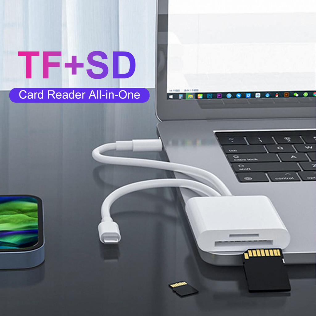 HdoorLink 3 in 2 SD Card Reader For i-Phone i-Pad Micro SD TF Card ...