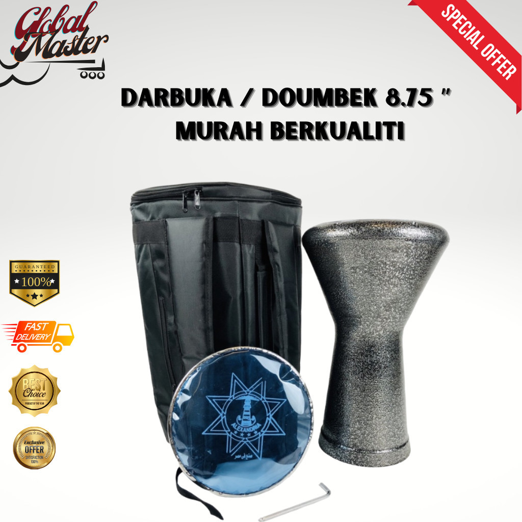DARBUKA ALEXANDRIA SAIZ 8.75” BERKUALITI Shopee Malaysia