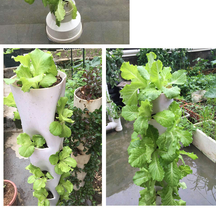 Pipe Planting Rack Column Type Multi-Layer Floor Vegetable Planting ...