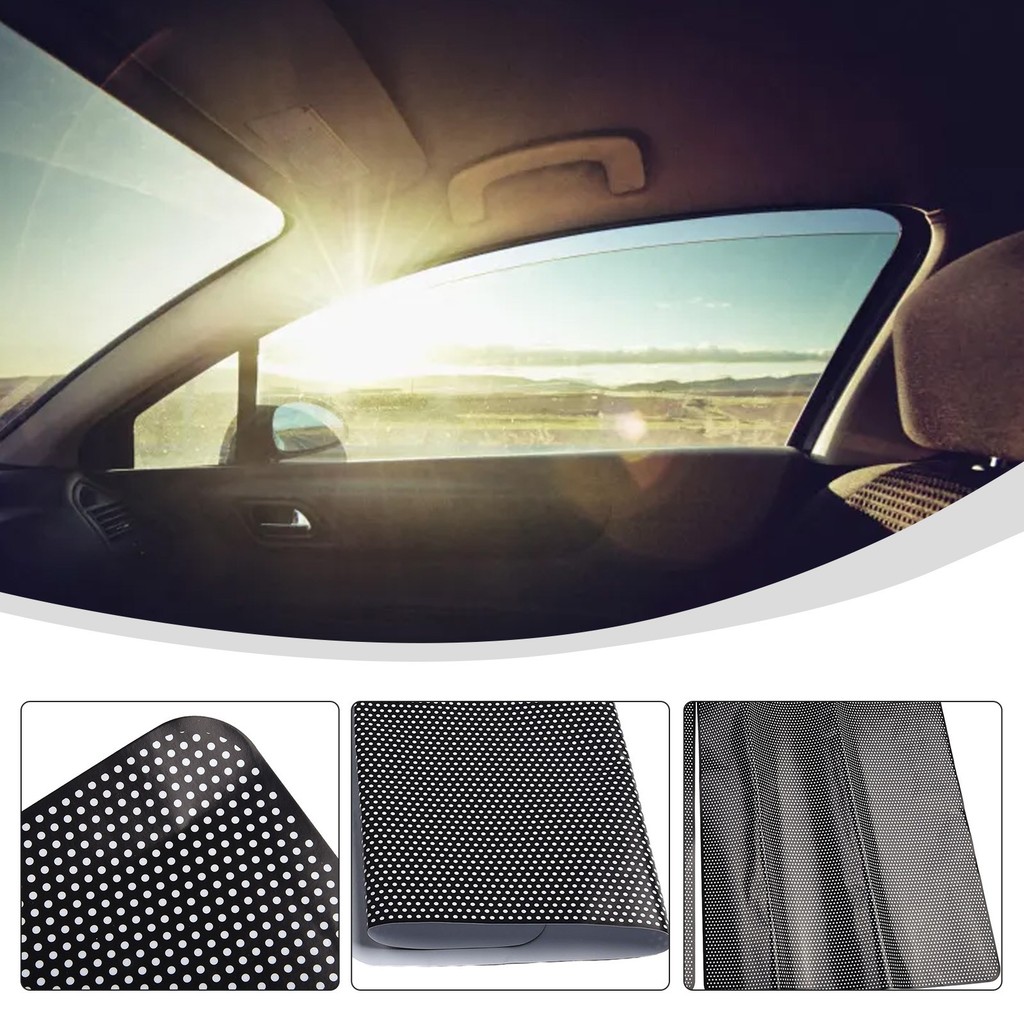 [MR] 2x Car Side Glass Sun Shade Stickers Sun Protections Glass ...