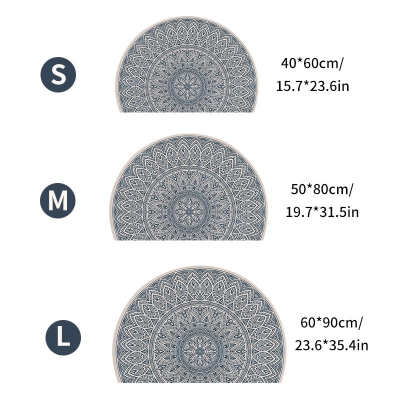 Hari Raya Floor Mat Rero Semi Circular Door Mat Eid Mubarak Carpet ...