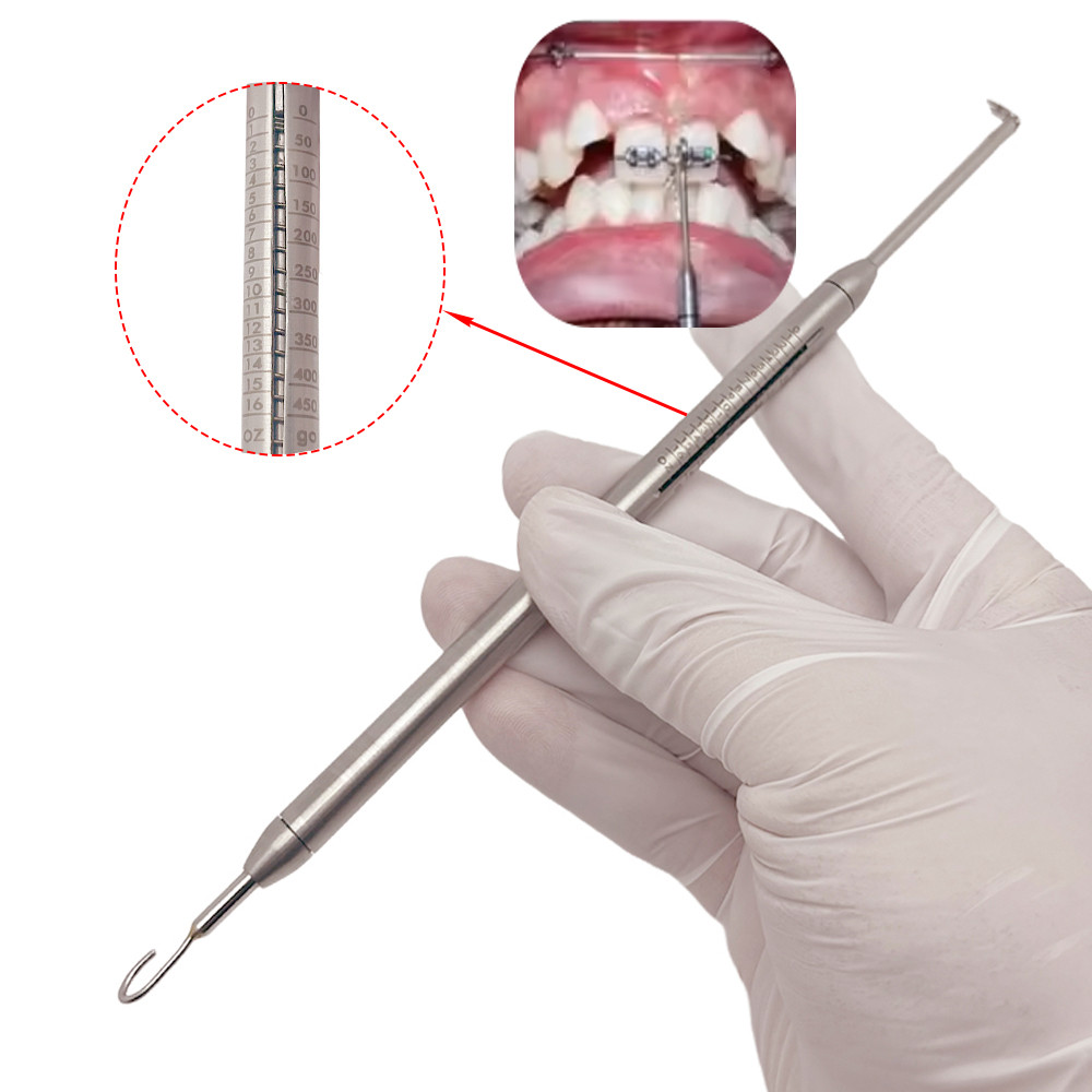 Dental Orthodontic Dynamometer Stress Tension Meter Autoclavable Force ...