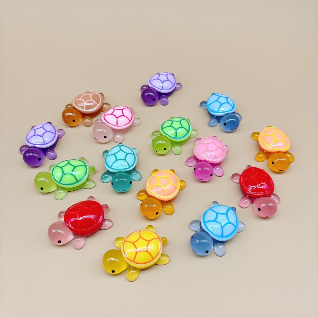 XL Glowing Turtle Toy Night Light Grandpa Turtle Craft Giant Glow-in ...