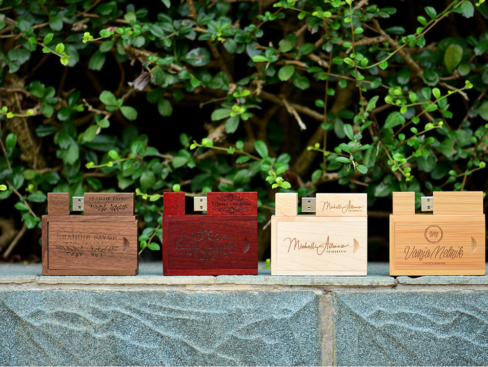 SHANDIAN Maple wood Free Custom Logo USB Flash Drives 128GB Memory ...