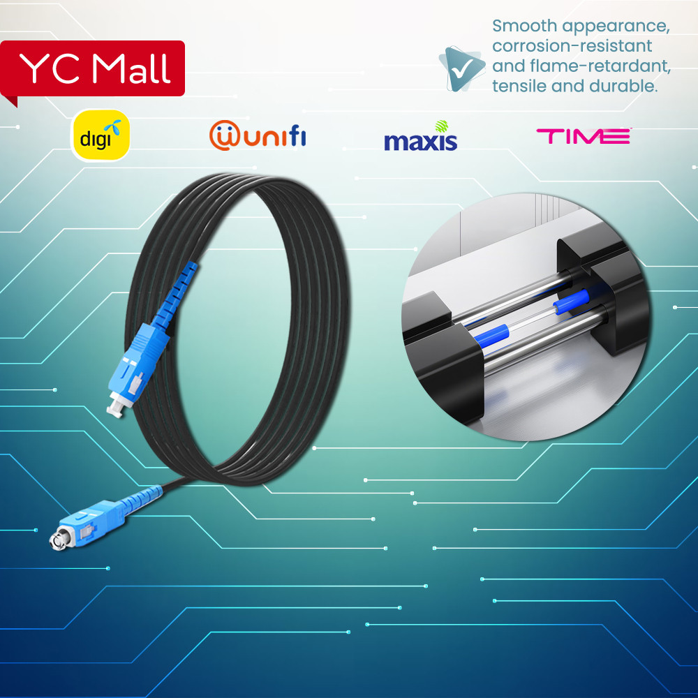 Fiber Optic SC-SC Singlemode Unifi Pre Connectorized Pre-terminated UG ...