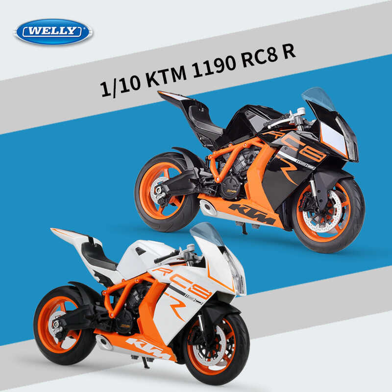 WELLY 1:10 KTM 1190 RC8 R – Modellino Moto Sportiva In Metallo Pressofuso – Collezione - Foto 2
