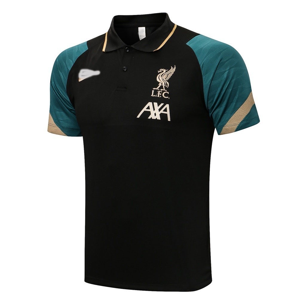 Football01 21-22 Liverpool Polo Shirt Jersey Short-sleeved Pre-match ...