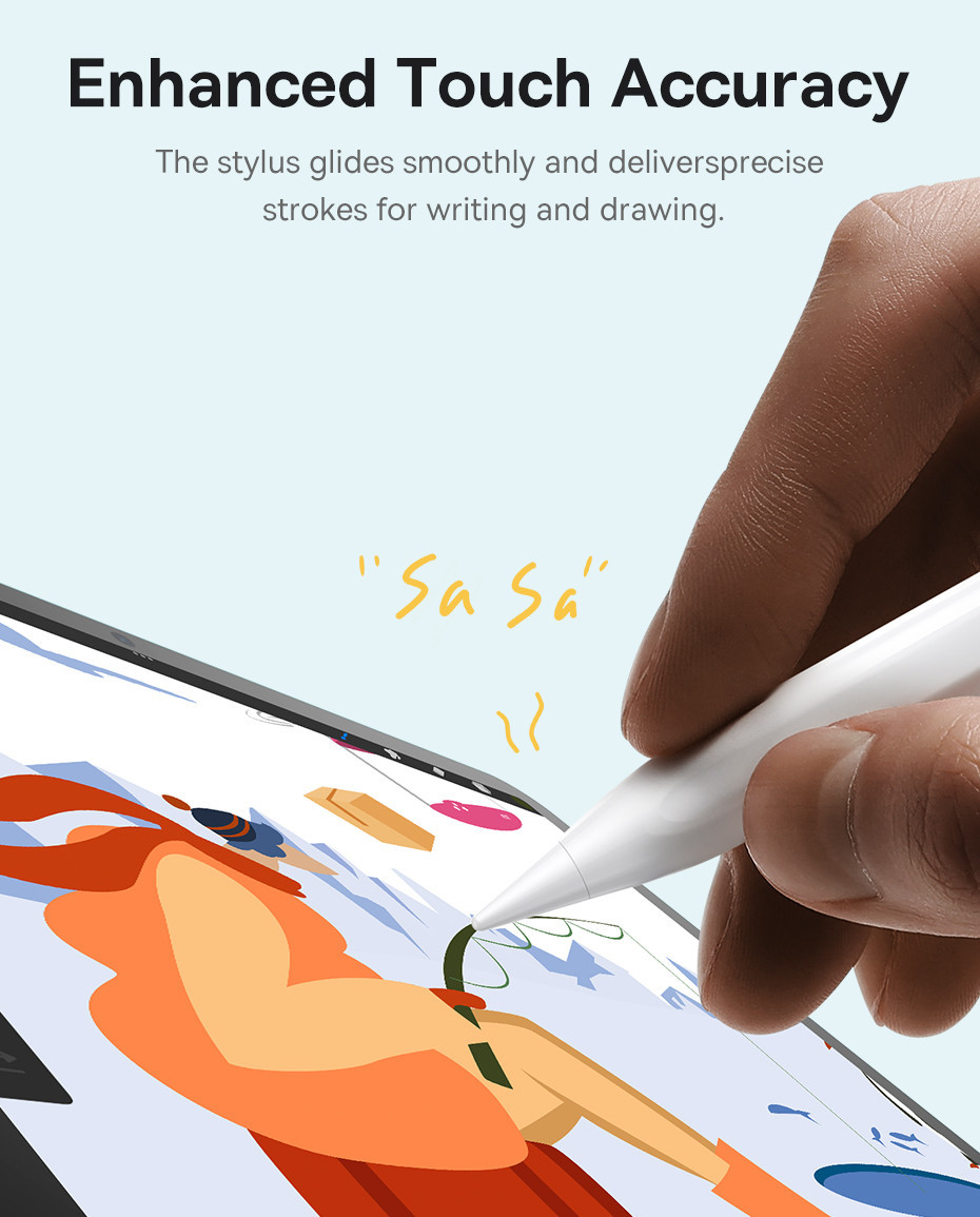 Baseus Writing 3 Bluetooth Stylus Pencil Palm Rejection For iPad pro ...