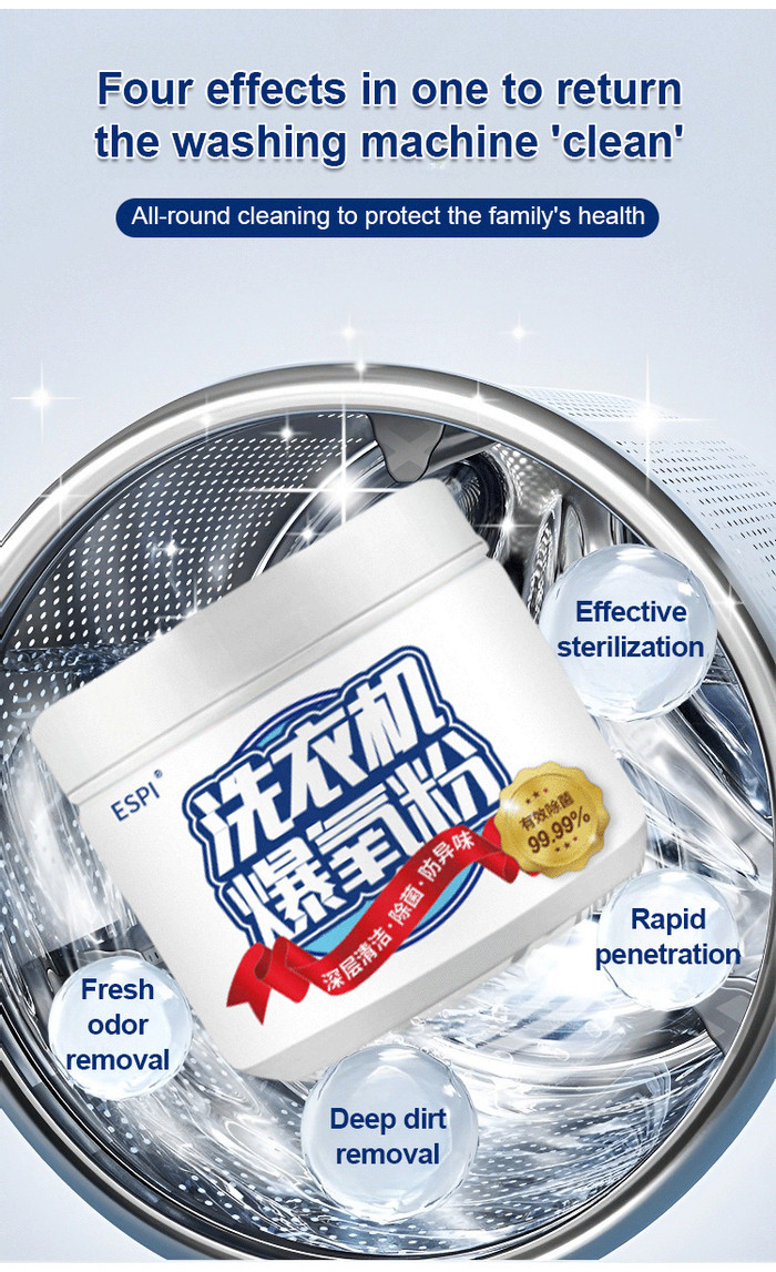 General Purpose Washer Tank Cleaner Oxygen Popping Powder Granules ...