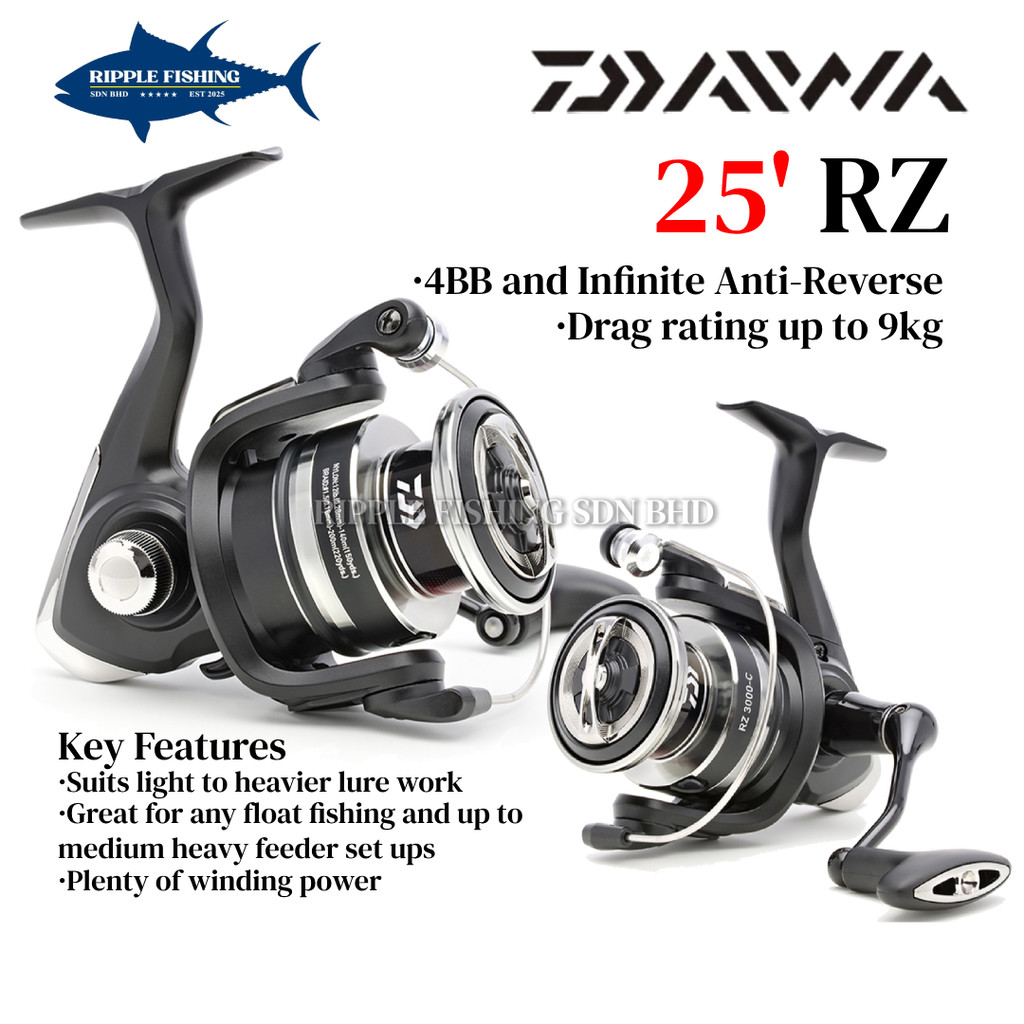 Mulinello affidabile e versatile DAIWA 25 RZ | Novità 2025