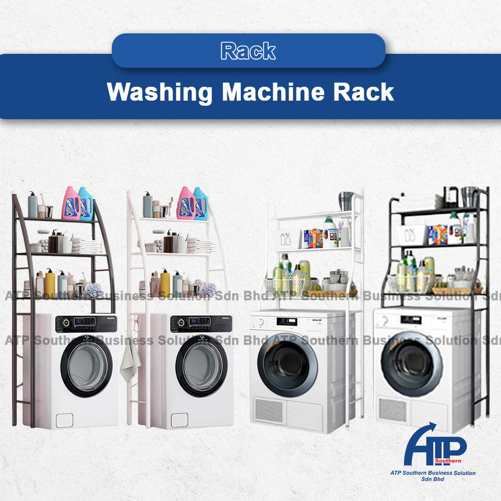 3 Tier Layer Toilet Bathroom Washing Machine Rack Kitchen Laundry ...