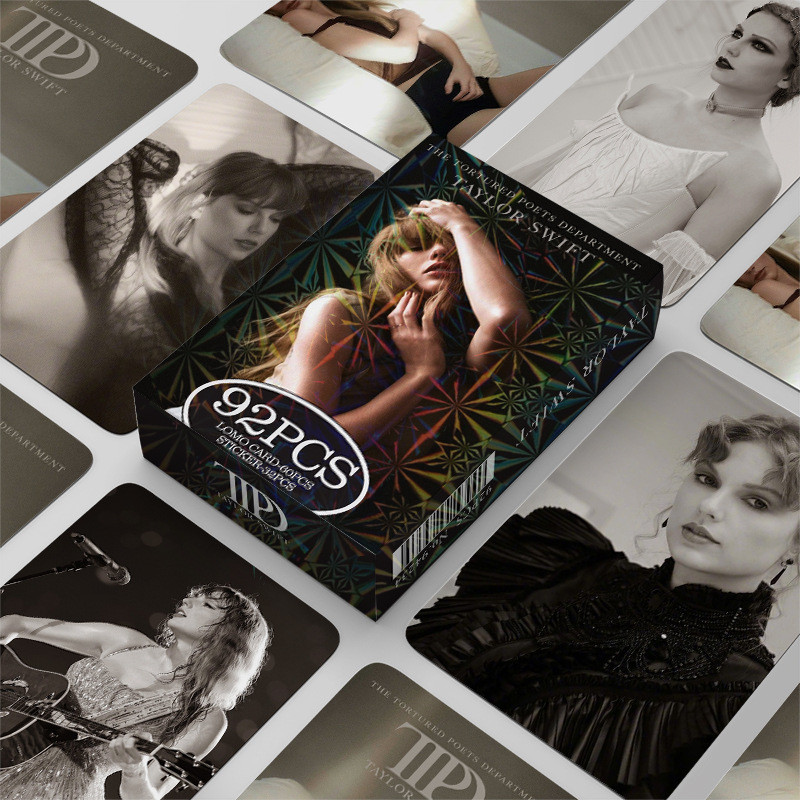 92Pcs/box Taylor Swift TTPD Photo Card The Tortured Poets Department ...