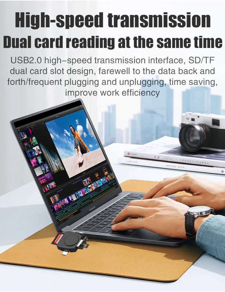 【HOT】Round Multifunction Card Reader for Android Phones Huawei ...
