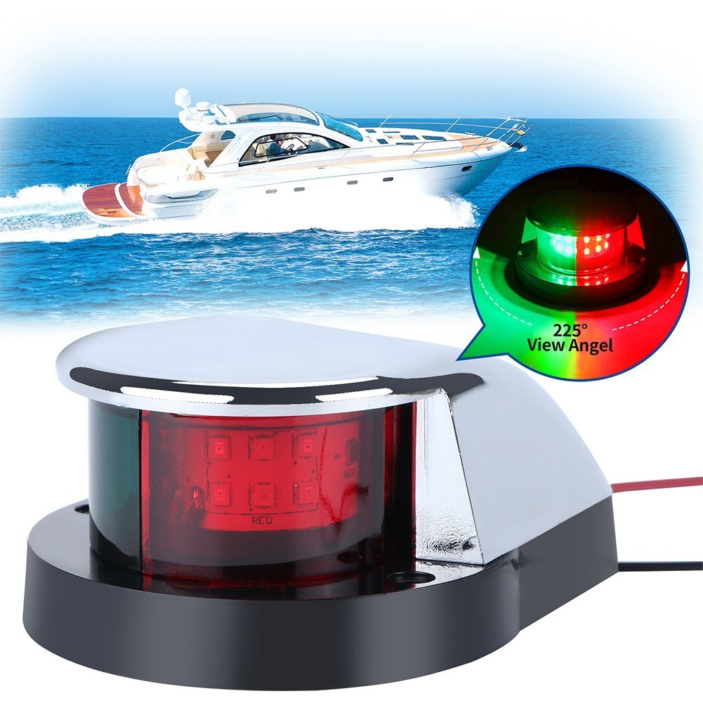 𝑮𝒊𝒈𝒈𝒍𝒆 High Quality Boat Navigation Lights - Red and Green LED Marine ...