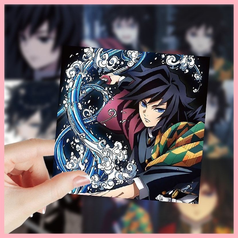 [GUYN] Sticker Demon Slayer (60 Sheets) Tomioka Giyuu Tomioka Giyuu ...