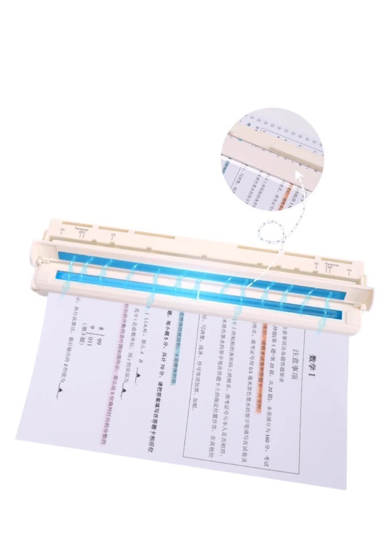Combining Punch&Postioning Guide Ruler Set 6-Hole Punch Helper Punch ...