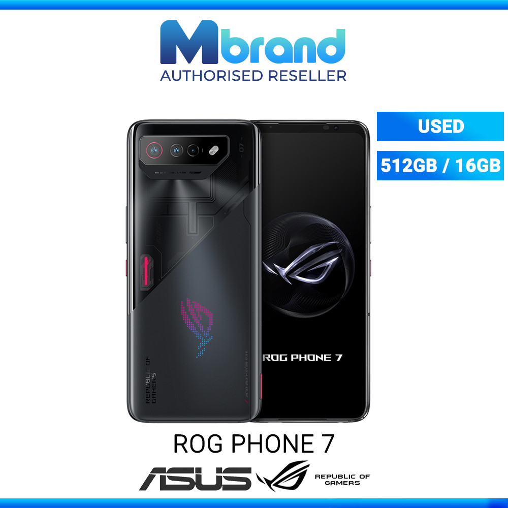Asus ROG Phone 7 5G 512GB + 16GB RAM 50MP 6.78 inches Android Handphone ...