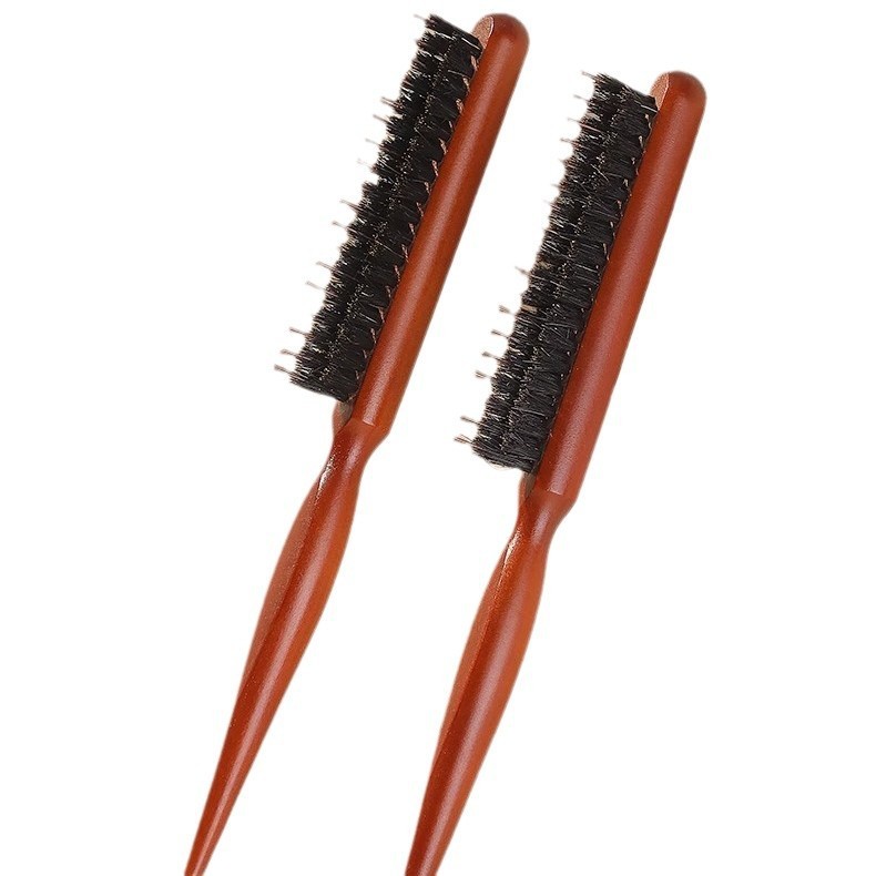 【柚小卡】Narrow tooth comb fluffy skull top hair three rows comb fine tooth ...