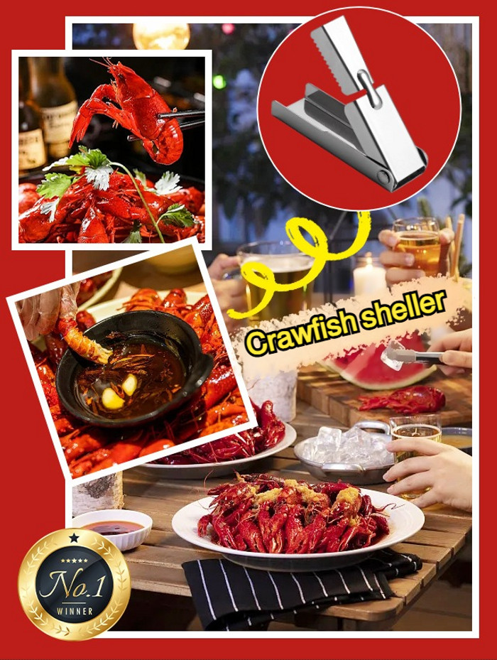 Crawfish Shell Opener Serrated Design Stainless Steel Easy Clean ...