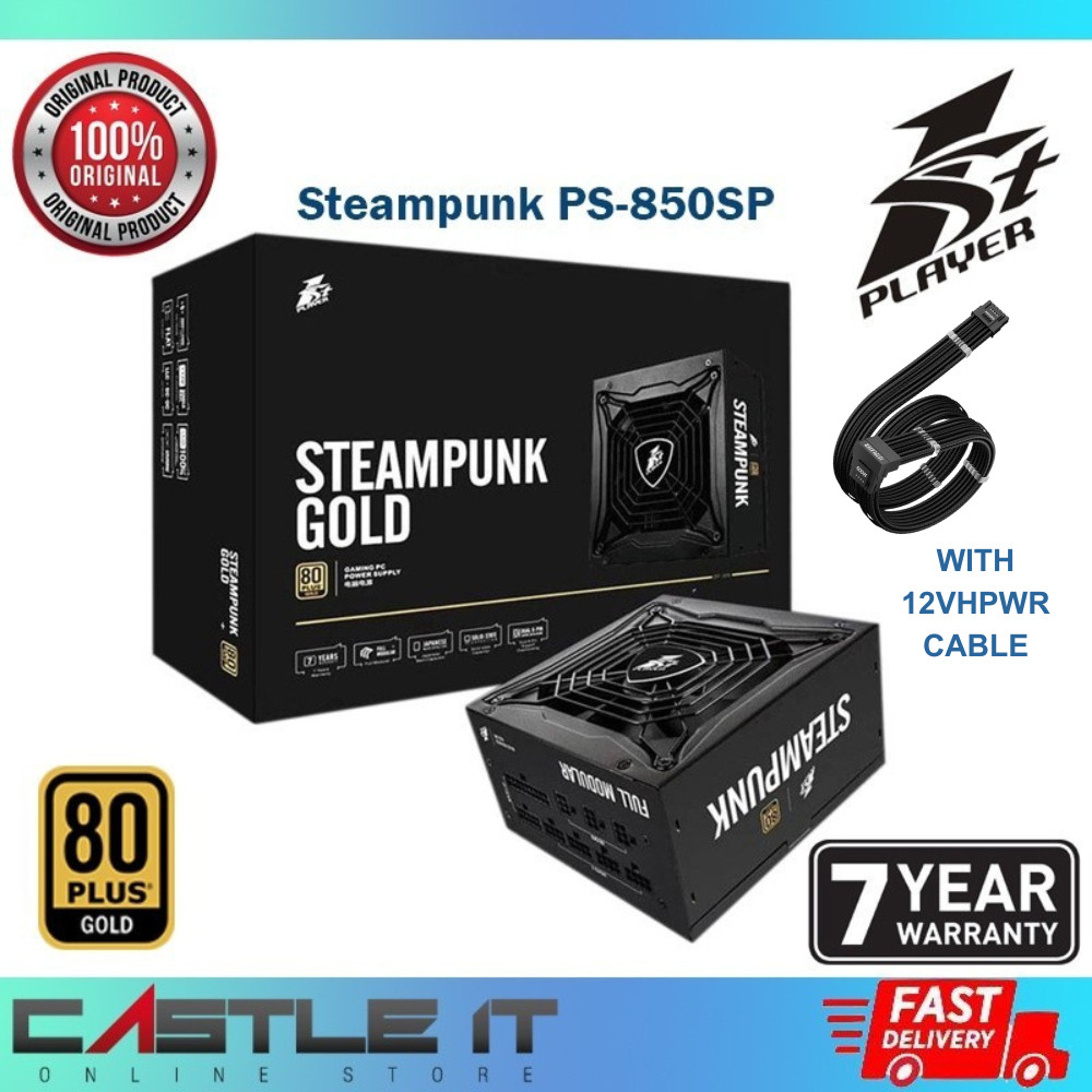 1st Player STEAMPUNK 80PLUS GOLD 850W 750W 650W Full Modular Power ...
