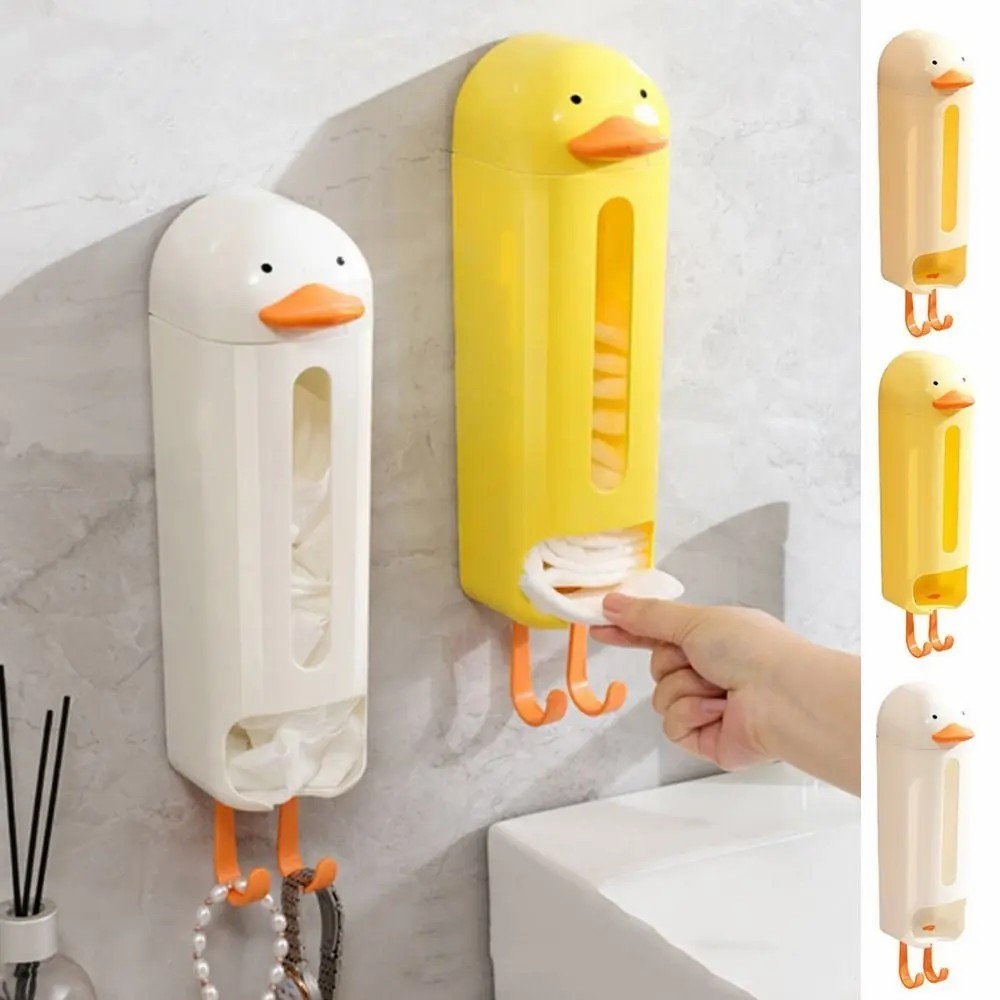 Cute Penguin Shaped Underwear Storage Box PunchFree, SelfAdhesive