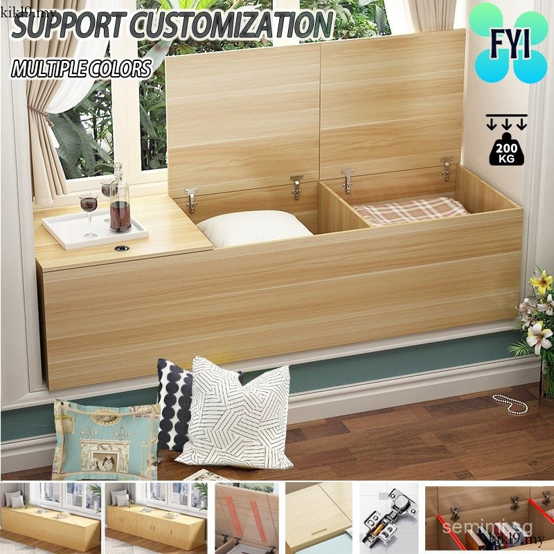 KM Locker Solid Wood Bay QA Window Sit Can Be Customized Bedroom ...