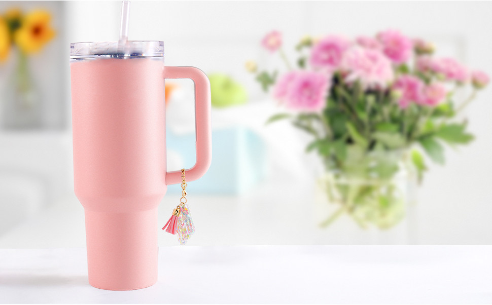 Letter Charm Accessories for Tumbler IceFlow Water Bottle Pendant 1 PCS ...