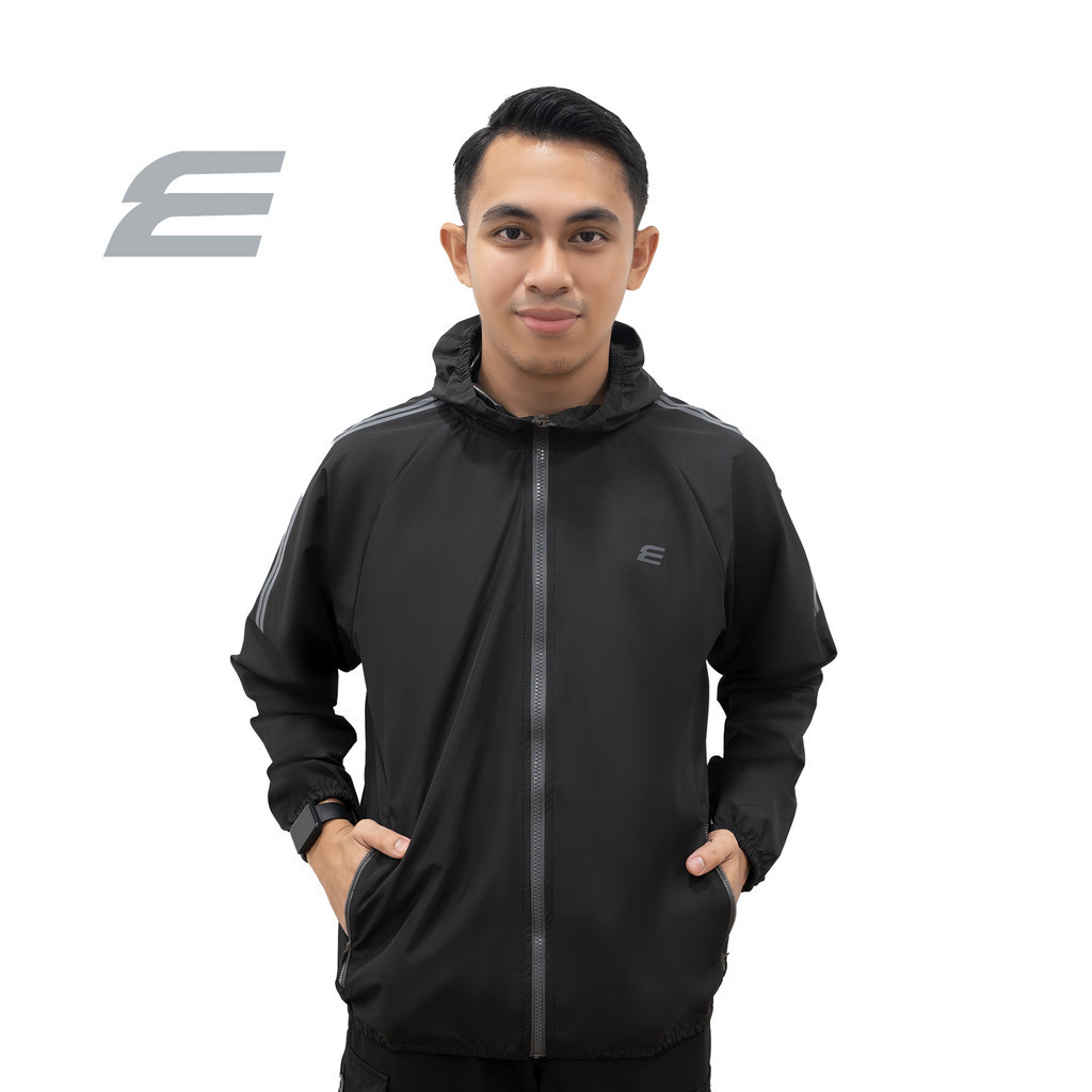 ELGINI Hooded Windbreaker Water Resistant E16176 | Shopee ELGINI Hooded Windbreaker Water Resistant E16176 | Shopee