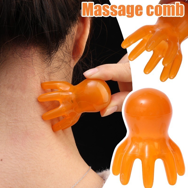 Octopus-shaped Acupressure Comb - Beauty Care Tool - Health Supplies ...