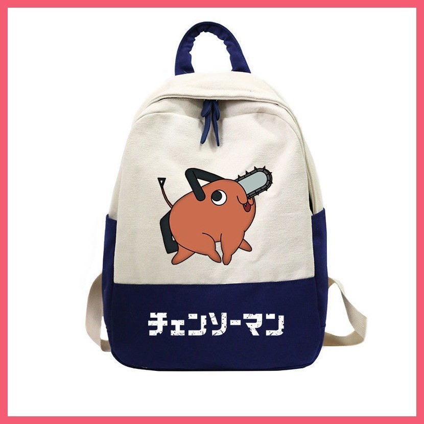 School Bag Backpack Travel Bag Chainsaw Man Denji Pochita Makima ...