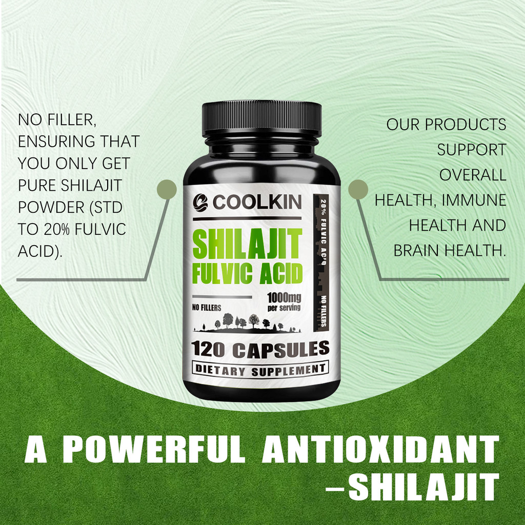 COOLKIN SHILAJIT FULVIC ACID Capsules - - Improves Cognitive ...