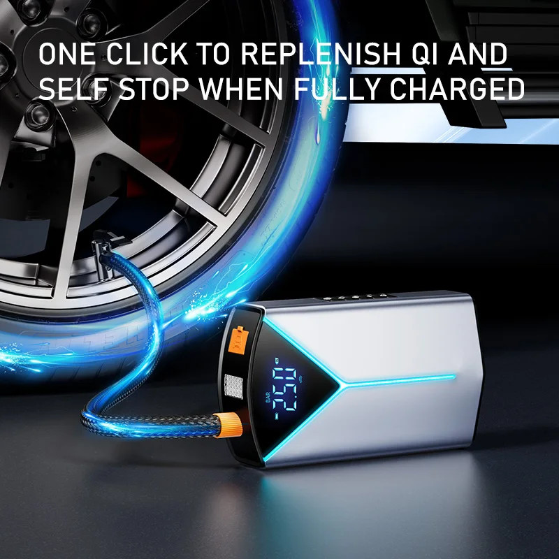 OZIO 4 In 1 1200A Car Battery Jump Starter Inflatable Pump Power Bank ...