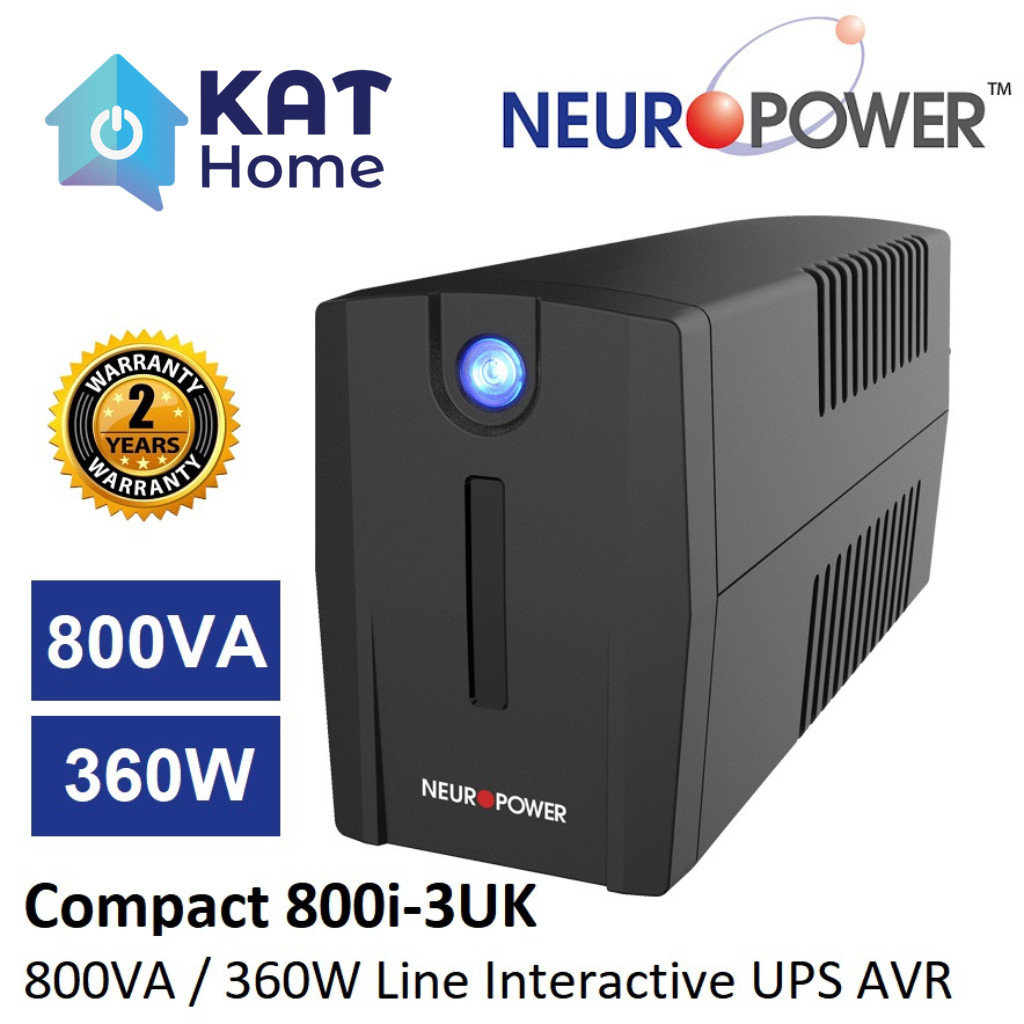 NEUROPOWER COMPACT 800-3UK / COMPACT 800I-3UK 800VA 360W LINE ...