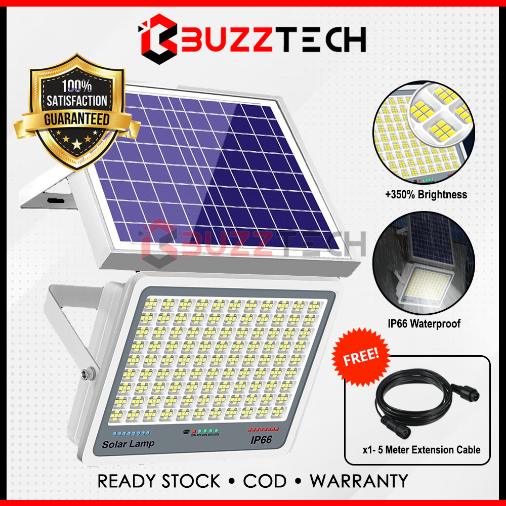 BuzzTech Solar Light 600W LED IP67 Waterproof Car Park Light Outdoor ...