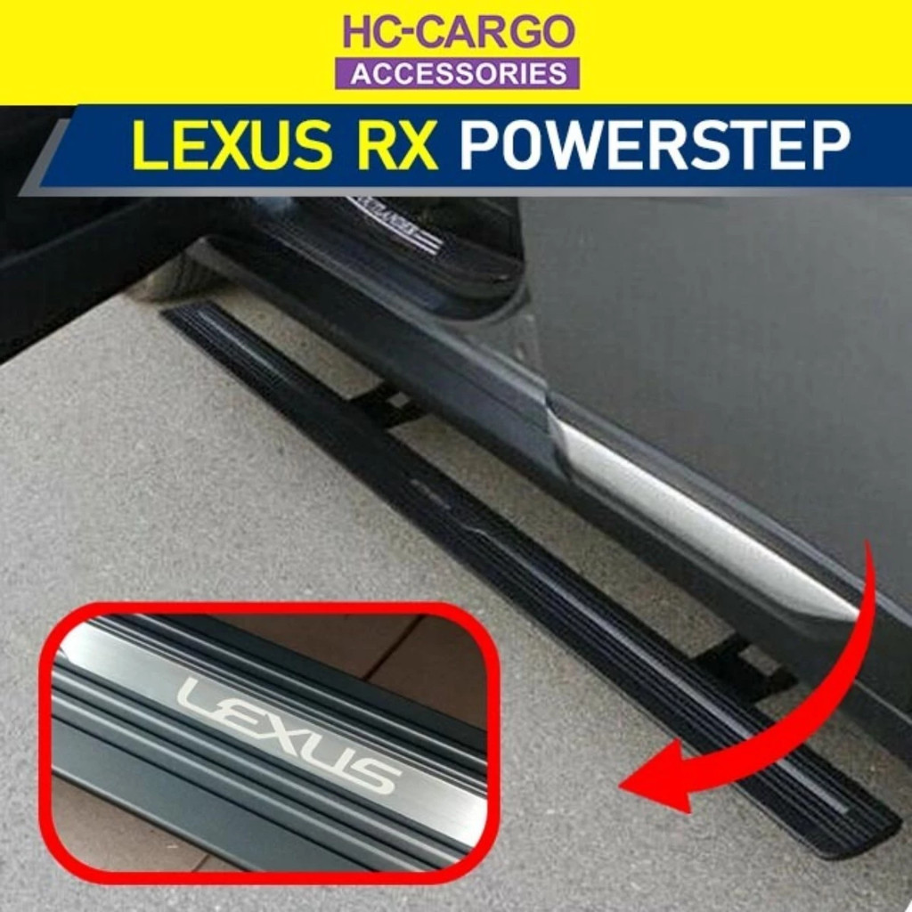 HC CARGO LEXUS RX 2015 - 2024 Alloy Power Side Steps Retractable ...