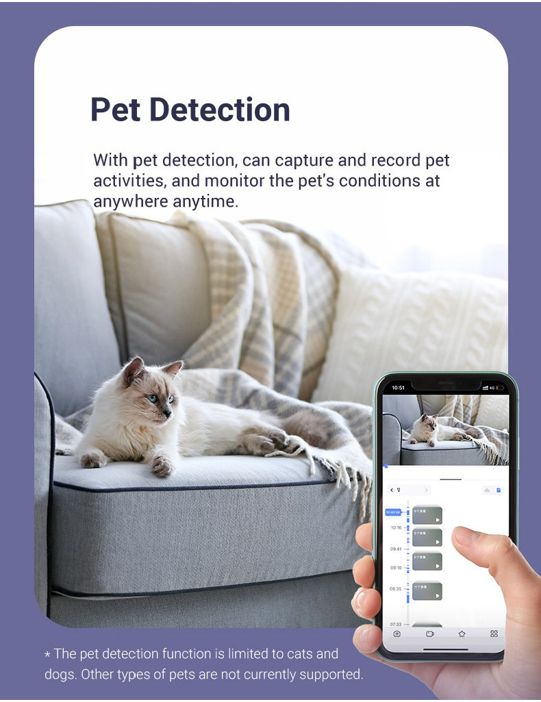 Ezviz H6 5MP 3K 1620P Smart AI Human / Pet Detection Two Way Talk Dual ...