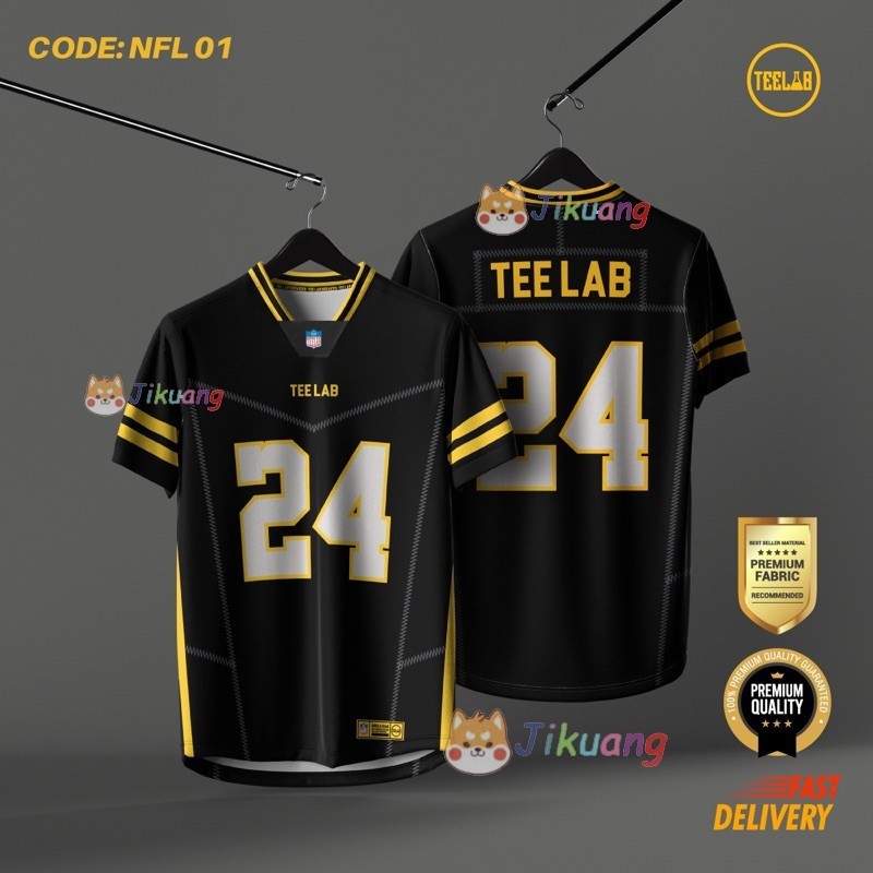 MOQ 5PCS CUSTOM MADE NFL style sublimation jersey Crew Jersey Jersi Team Shopee Malaysia