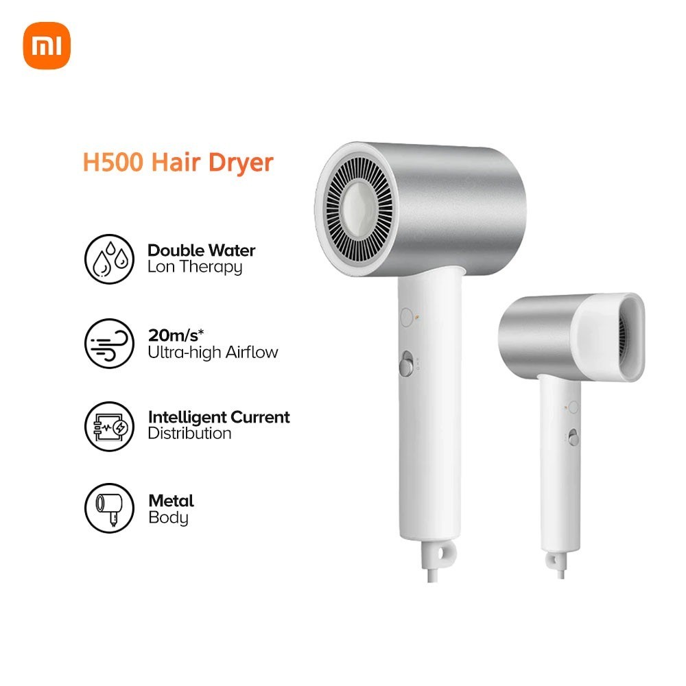 Xiaomi Mijia H500 Water Ionizing 1800W Hair Dryer with Double Water Ion ...