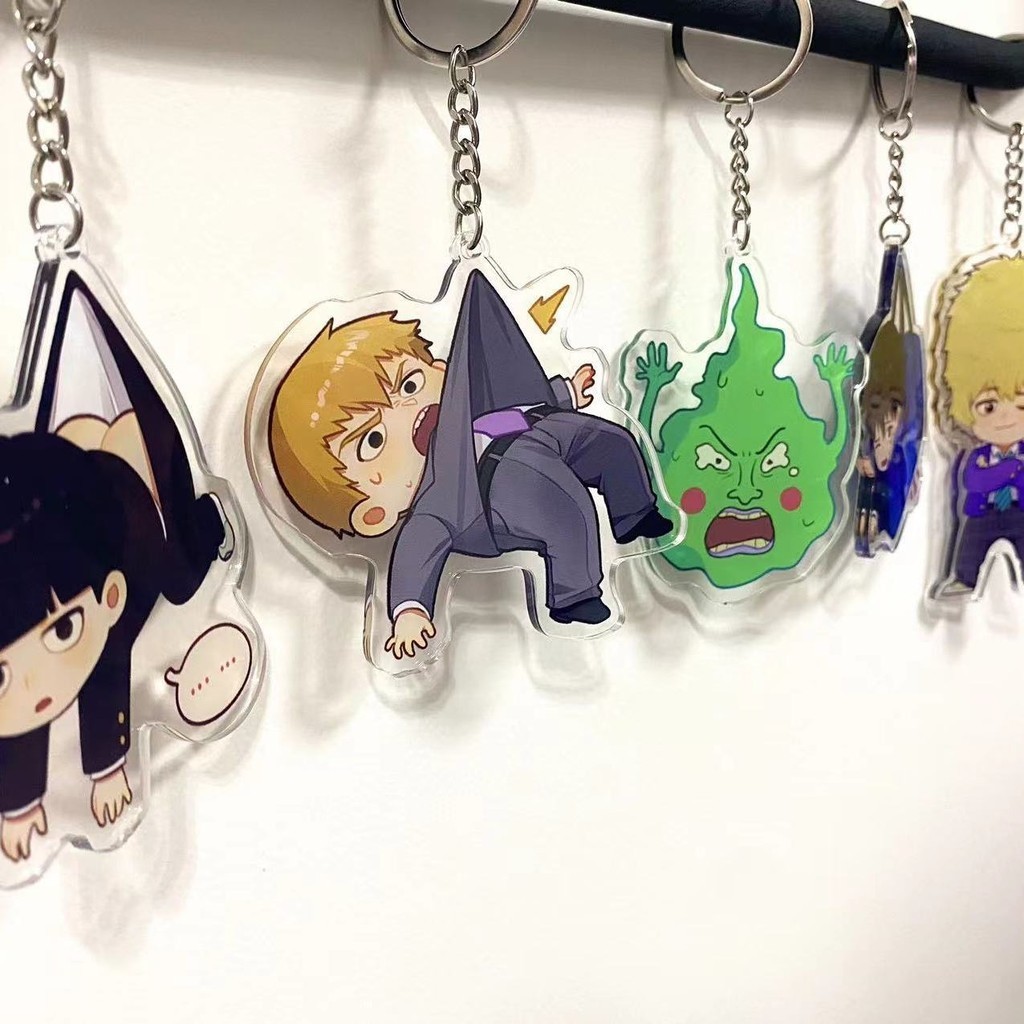 Keychain Mob Psycho 100 reigen arataka Kageyama Shigeo Suzuki Sh Body ...