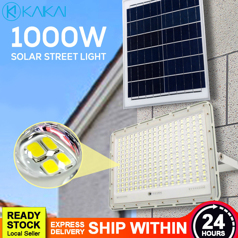 🔥 HIGH EFFICIENT 🔥 Solar Sensor LED Spotlight 1000W IP67 Waterproof ...