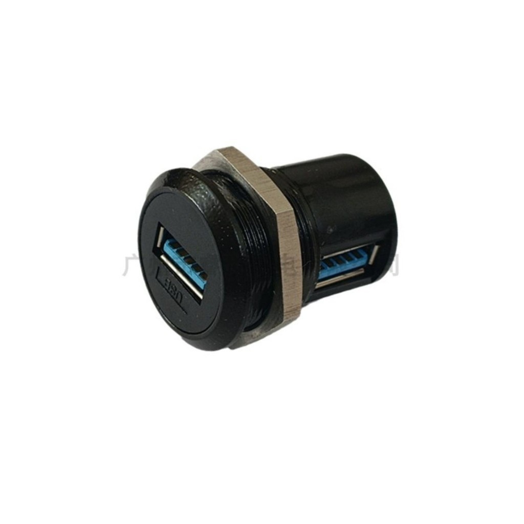 'ready Stock/black USB3.0 Curved Port Butt Data Connector Straight ...
