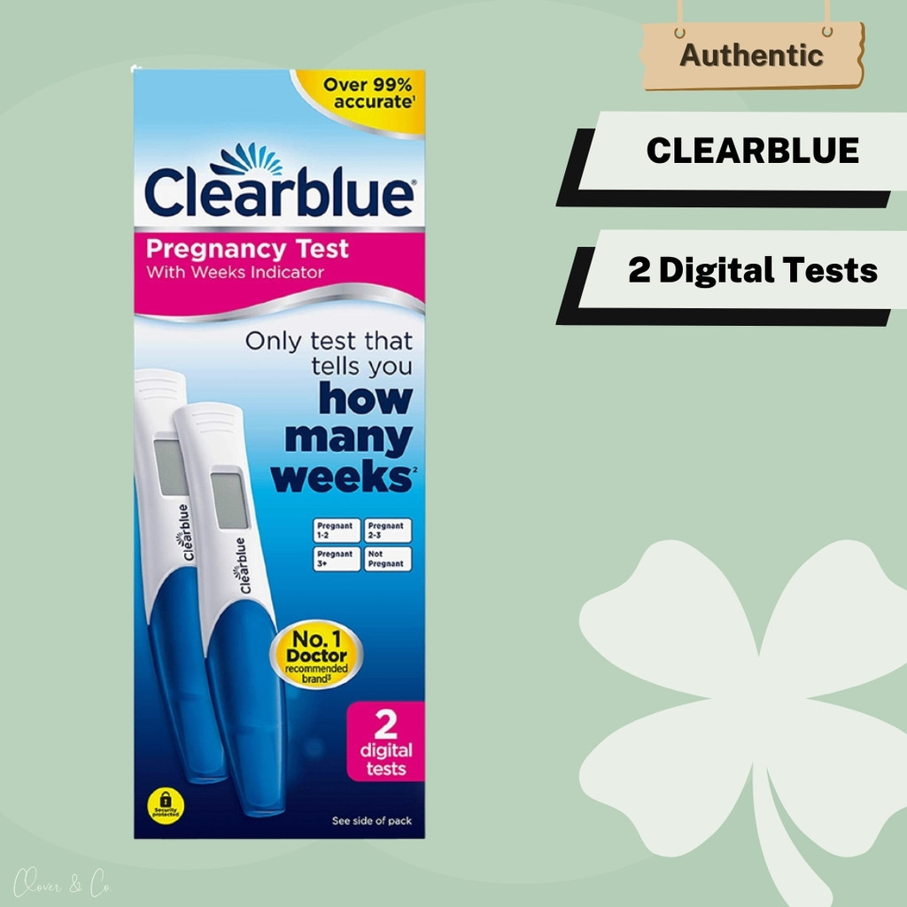 Cheapest Clearblue Digital Pregnancy Test Weeks Indicator 2 Tests Shopee Malaysia 1228