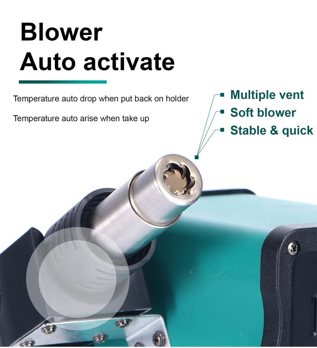 [Luminense] Yihua 858D Air Blower Rework Station LED Digital Display ...