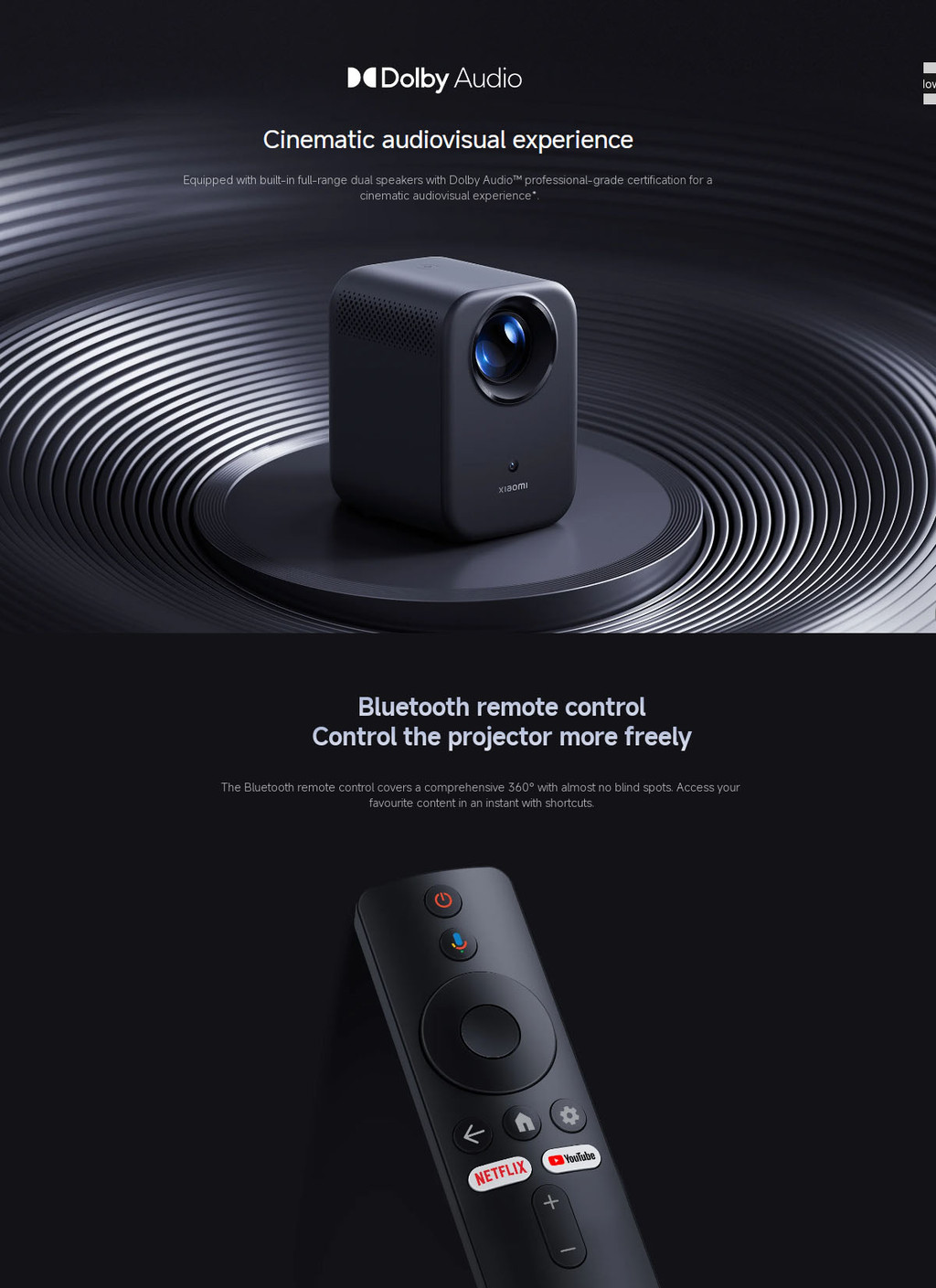 Xiaomi Smart Projector L1 | 1080P Physical Resolution | 120-inch Ultra ...