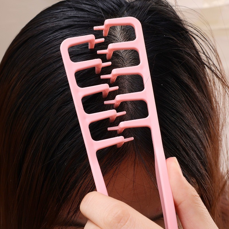 1/2Pcs Volumizing Wide-Tooth Hair Styling Combs - Men's Natural Curling ...
