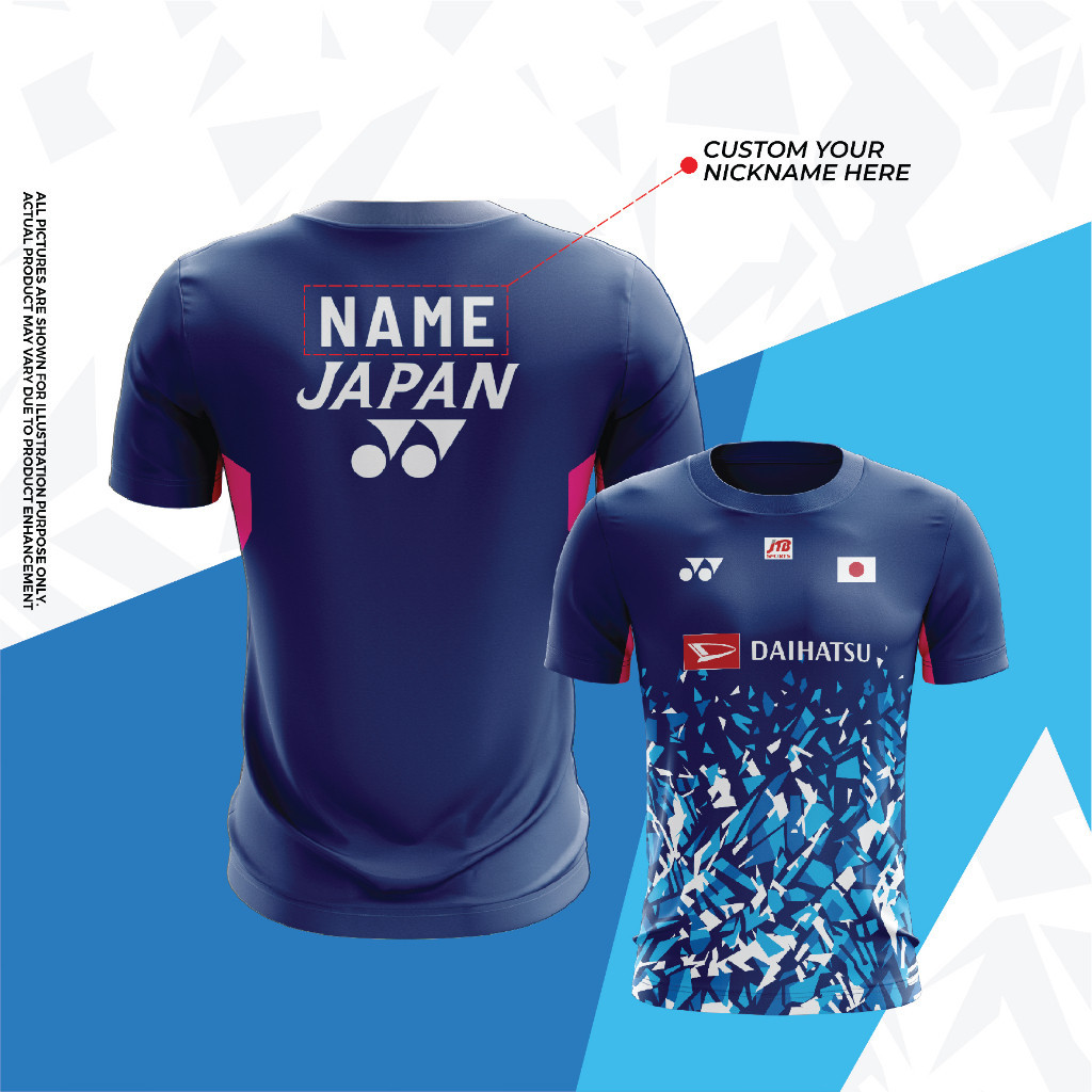 Yonex Badminton Team Jersey Badminton Japan Yonex Jersey 2022 2023