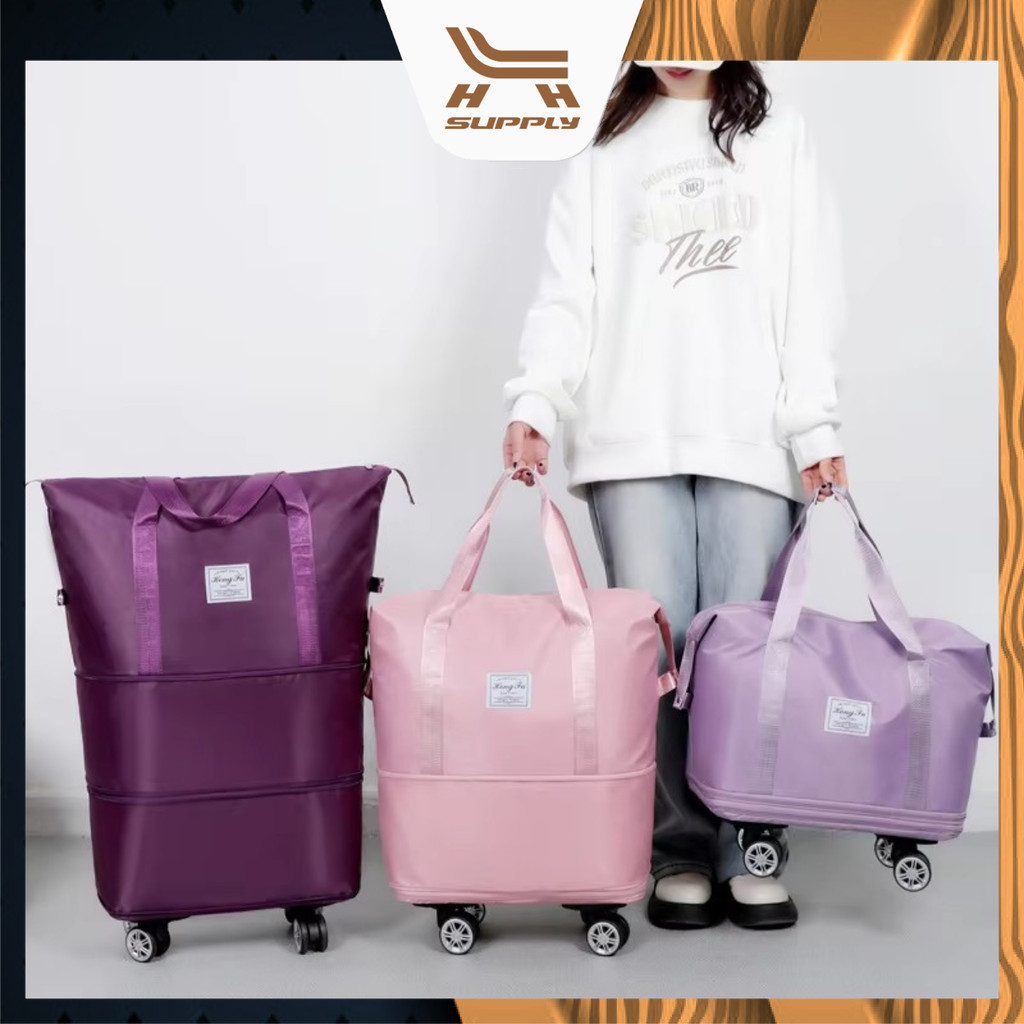 LH Foldable Gym School Outing Camping Laundry Travelling Bag Big ...