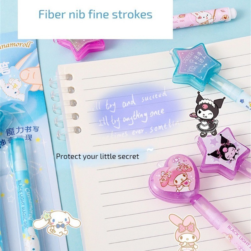 Sanrio Cartoon Magic 2 in 1 UV Graffiti Black Light Combo Creative ...
