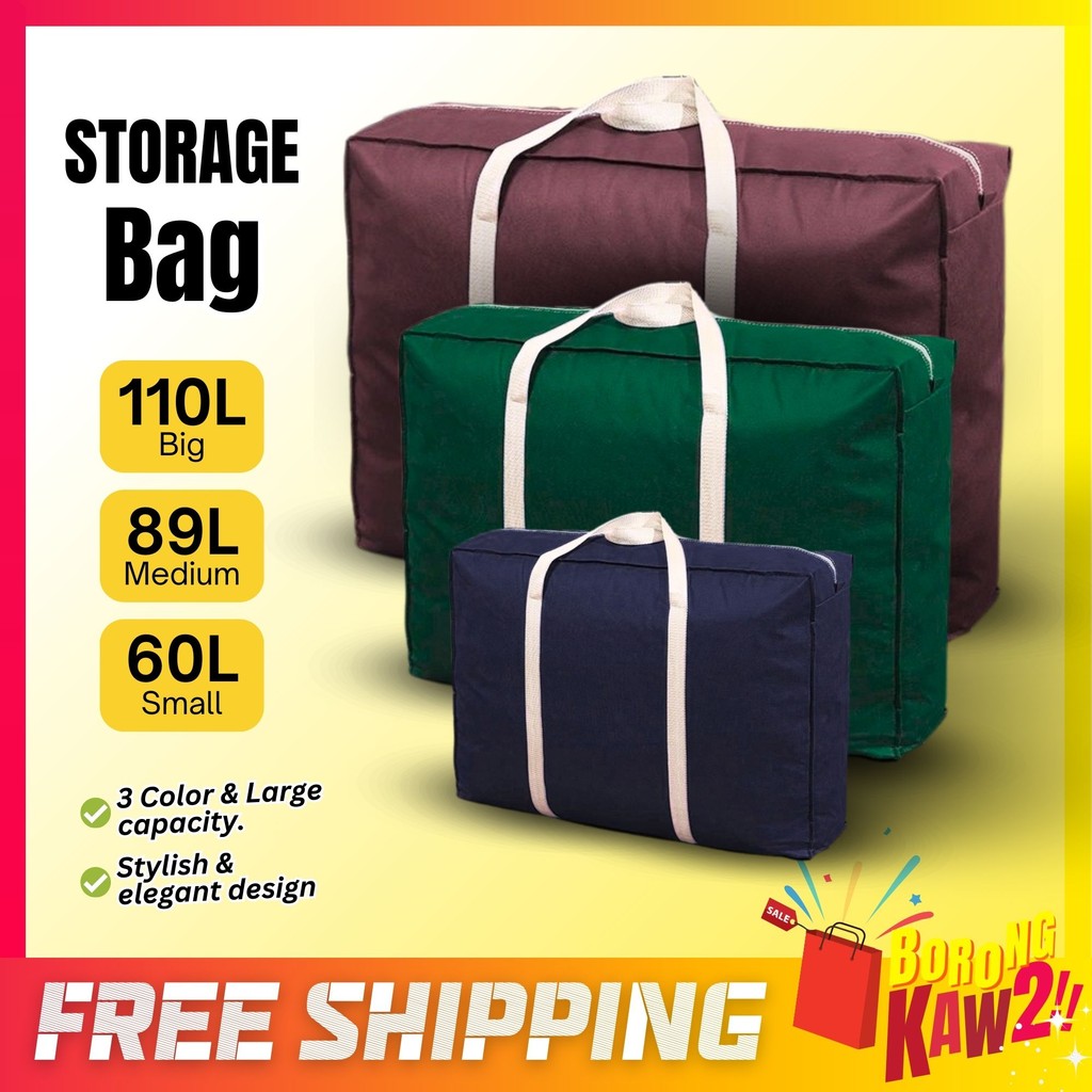 Foldable Bag 60L 89L 110L Storage Bag Berzip Small Medium Big Beg Guni ...